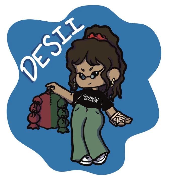 Caricature of Desirée