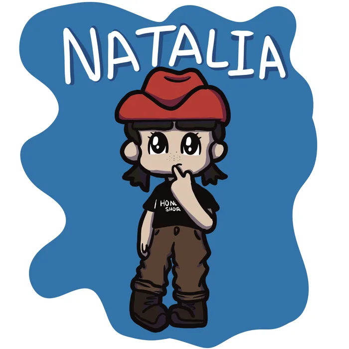 Caricature of Natalia