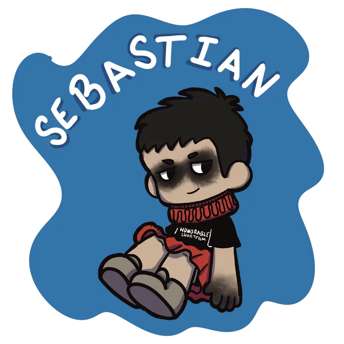 Caricature of Sebastián